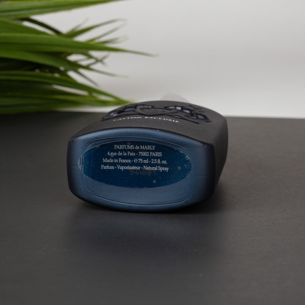 Layton Exclusif by Parfums de Marly – Parfum 2.5oz 75ml (Vintage 2019 Batch 941901)